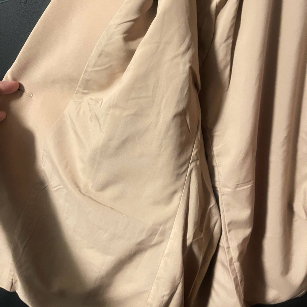 The drop Blake long blazer Women's Tan Blazer ( Size 3x) - Picture 6 of 9